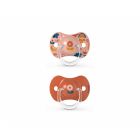 Lot de 2 sucettes symétriques SX Pro 18 mois+ Into the Forest rose