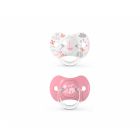 Lot de 2 sucettes symétriques SX Pro 18 mois+ Memories rose