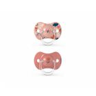 Lot de 2 sucettes symétriques SX Pro 6-18 mois Into the Forest rose
