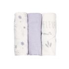 Lot de 3 langes Lavandoux