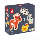 Lot de 4 puzzles évolutifs Ferme