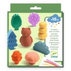 8 crayons de cire - Une drôle de forêt