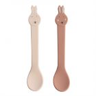 Lot de 2 cuillères en silicone Mrs. Rabbit