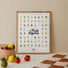 Affiche à tamponner Mes premiers fruits et légumes