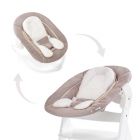 Transat balancelle pour chaise haute évolutive Alpha 2 en 1 marron