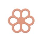 Anneau de dentition silicone bébé Flower Coral Rose