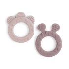 Lot de 2 anneaux de dentition Deer friends Rose