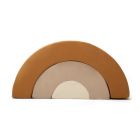 Arc-en-ciel empilable MILO en coton bio Camel