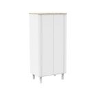 Armoire 2 portes Eleonore Blanc