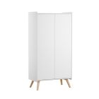Armoire 2 portes Vintage blanc