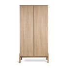 Armoire 2 portes Ashi - Honey Ash