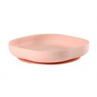 Assiette silicone à ventouse Light Pink