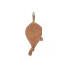 Attache sucette feuille Caramel