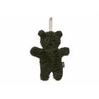 Attache Sucette Teddy Bear Leaf Green