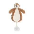 Attache tétine Pinguin Caramel