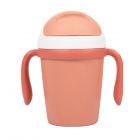 Tasse d'apprentissage en plastique biodégradable terracotta