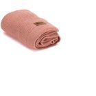 Couverture bébé tricotée rose