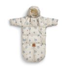 Combinaison pilote 0-6 mois chaude et convertible Blueberry Bliss