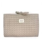 Pochette à langer compacte Gaufre Latte