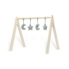 Lot de 4 peluches à suspendre Moon Ash Green