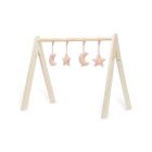Lot de 4 peluches à suspendre Moon Pale Pink