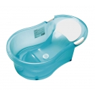 Baignoire 0-6 mois turquoise translucide + transat intégré