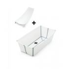 Baignoire Flexi Bath XL + transat de bain - Blanc (transat offert)
