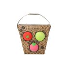 Lot de 3 balles sensorielles bébé Salade de Légumes