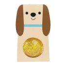 Balle en caoutchouc rebondissante chien