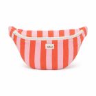 Sac banane à langer Rayure Rose/Orange