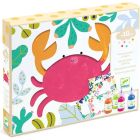 Coffret peinture à doigt pour enfant Barbouille et beau