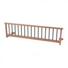 Barrière de lit enfant bois 35 x 127 cm Audrey Hybride gris