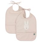 Lot de 2 bavoirs imperméables Mrs. Rabbit