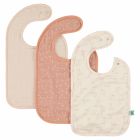 Lot de 3 bavoirs Rosy Rabbit
