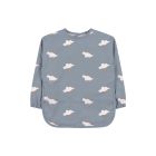 Bavoir imperméable à manches et poche récupératrice Dinos 6M+