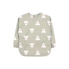 Bavoir imperméable à manches et poche récupératrice Fluffy 6M+