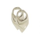 Lot de 2 bavoirs bandana Soft Waves Olive