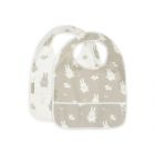 Lot de 2 bavoirs imperméables Miffy Snuffy Olive