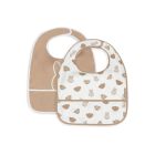 Lot de 2 bavoirs imperméables Miffy and Friends