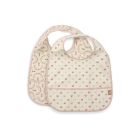 Lot de 2 bavoirs imperméables Soft Plumes