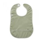 Bavoir imperméable uni vert sauge