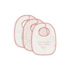 Lot de 3 bavoirs bébé Meadow Rosewood