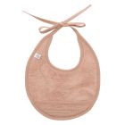 Bavoir naissance éponge bi-matière Mocha