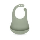 Bavoir en silicone Vert