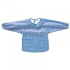 Bavoir tablier col claudine imperméable - carreaux 3/5 ans