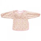 Bavoir tablier col claudine imperméable - froufrou léopard 6/24 mois