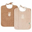 Lot de 2 bavoirs XL Mrs. Rabbit