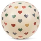 Ballon de plage - cœur coloré