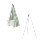 Berceau blanc Classic avec trépied et voile Sauge