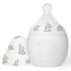 Biberon anti-colique en silicone medical 150 ml Elephant